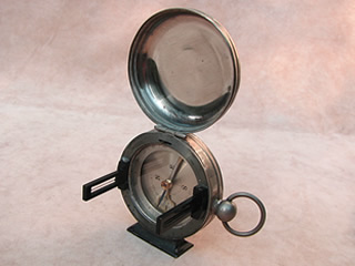 View showing clinometer position